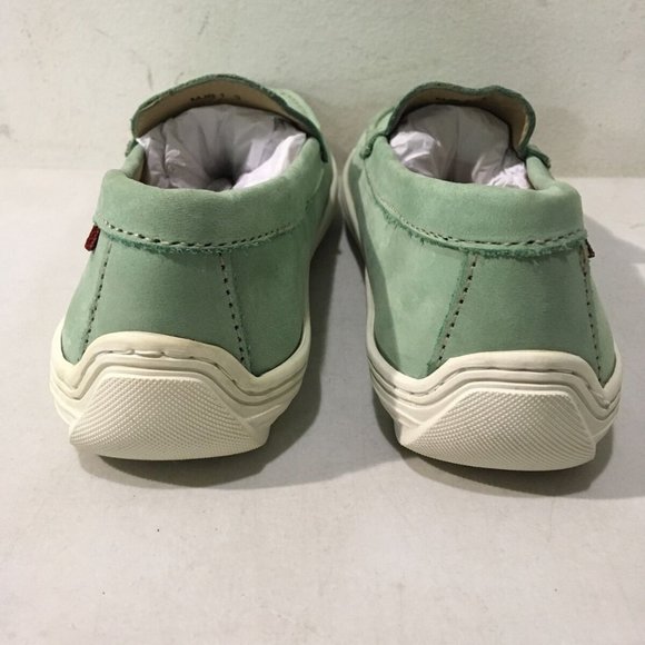 MARC JOSEPH NEW YORK GIRL'S POWDER GREEN LEATHER BROADWAY LOAFERS 13-NICE! - Picture 10 of 13